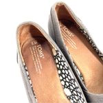 Toms Calypso Ashgray Espadrille Peep Toe Wedge Comfort Canvas Heel Photo 5