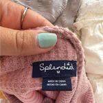 Splendid Pale pink oversized thermal sweater Photo 4