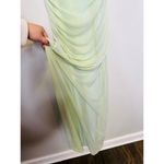 SIGNIFICANT OTHER Green Striped Mesh Square Neck Bodycon Verona Dress Size US 6 Photo 11