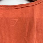 Gymshark x KK Fit Collab KK Twins Raw Crop Top earth Orange raw hem size XS Photo 3