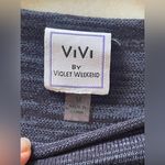ViVi By Violet Weekend Women's Blue and Black Sweater Dress Size M Size M Photo 6