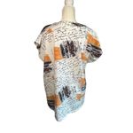 SheIn V Neck Short Sleeve Top Brown Orange Size Large Photo 2