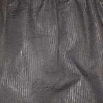 Lauren James NWT Scalloped Edge Solid Seersucker Skirt Size XS Black Photo 4