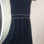 Max edition  M Black Creme Cross Over Dress Photo 4