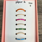 ✨Piper K | Stackable Ring Set | Size 9 Orange Photo 0