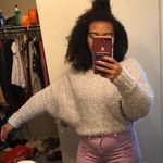 Urban Outfitters Grey Cropped Sweater Photo 0