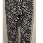 Anthropologie SEE YOU MONDAY Geometric Black And White Pants Photo 3