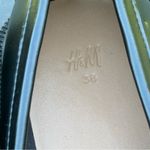 H&M Glossy Black Women Size Loafers 38 or (7) Photo 3