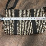 Sun n Sand Vertical Striped Leopard Print‎ Bag Tote Handbag Purse Shoulder Strap Brown Photo 6