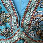 NWT ALEMAIS Franca Midi Dress in Blue Paisley Size 0 Photo 6