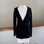 Saks 5th Avenue Saks Fifth Avenue v neck black pure cashmere cardigan size small Photo 3