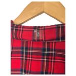 Uniqlo New Top Womens S Plaid Button Up Shirt Collar Long Sleeve Christmas Red Photo 15