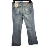 American Eagle VTG 90s Y2K Antique Wash Super Low Rise Skinny Flare 10R NOS Photo 1