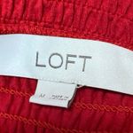 Ann Taylor LOFT Red Sleeveless Smocked Tiered Square Cami Tank Maxi Dress Size M Photo 3