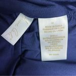 Anne cole NWT Paisley Pom Lace-Up One Piece Swimsuit Navy Blue Multi Size 14 Photo 11