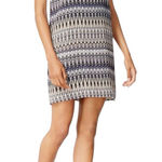 Kensie  Women's Sound Waves Printed Cami Dress Halter Neck Shift Chiffon‎ Size M Photo 0