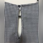 ZARA Knit Romper Gingham Black White Check Attached Tie Waist Size Small Photo 8