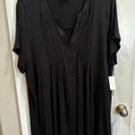 Simply Emma Black Tunic Top Plus Size 3X Photo 0