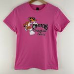 Y2K Vibes Hot Pink Chester’s Cheetah Girls Crewneck Short Sleeve Graphic Tee Size M Photo 0