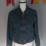Style & Co Denim/Jean Jacket Blue Size S Petite Photo 0