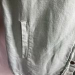 Avec Les Filles Mint Green Jacket Size S Cotton Utility Pocket Button Relaxed Photo 4