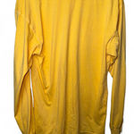 Optimist Yellow long sleeve tee with pink lettering Size M Photo 2