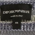 Emporio Armani  Women’s Sweater Stripes Soft Knit Pullover Size 10 Photo 3