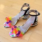 Betsey Johnson Kove Multicolor Heeled Dress Sandals NWOT 5.5 Photo 0