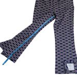 ZARA Kick Flare Crop Pants Purple Geometric Print Retro Style Extra Large XL Photo 4