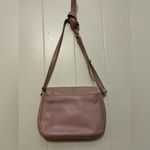 Halston Heritage A Vintage Rare Soft Pink Crossbody Leather Handbag Photo 3
