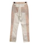 Reformation  Jeans Cynthia Tonal Reworked Hi-Rise Straight Jeans Bone Wash sz 27 Photo 2