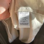 Time and Tru Women's L Cream Denim Ruffled Tiered Cottagecore Sleeveless Dress Size L Photo 3