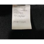 Ming Wang  Women Size S/M Poncho Tunic Top Split Hem‎ Black Sweater Boxy Photo 4