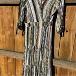 Figueroa and Flower Fall Hued Striped Wrap Dress size small
Spring summer whimsy Photo 3