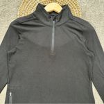 feat Women’s Half Zip Pullover Longsleeve Shirt High Neck in Black Size S Photo 2