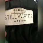 Revolve x Stillwater Silk Cupro Silky Jessie Black Dress Midi Satin Medium $289 Photo 4