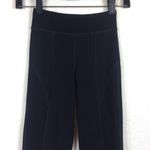 Ivy Park Mesh Panel 3/4 Capri Leggings Black Size XS Moisture Wicking Workout Photo 4