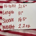 Talbots ‎ M Breton Stripe Sheer Top Oversized Cover Shirt Nautical Preppy Tunic Photo 7