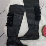 House of Harlow 1960 39.5 knee fringes boots Size 8.5 Photo 0