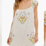 Free People Wildflower Embroidered Minidress - Large NWOT Photo 0