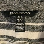 Ellen Tracy Short Sleeve Striped Button Up Shirt Photo 3
