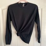 Gildan Gilden Classic Cotton Black Long Sleeve Women's Top NWOT Photo 1