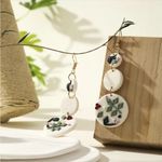 Elegant Polymer Clay Drop Botanical Design for Daily Alloy Ear Hooks Earrings‎ Photo 11