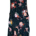 Free People Haze Floral Tunic Hi Low Green Tank Top Size Medium Photo 11