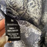 Active USA Active sz‎ M blue floral open kimono Photo 7