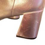 A New Day Pippa Metallic Silver Block Heel Ankle Boots Size 11 Stretch Cosplay Photo 4