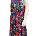 Lane Bryant Floral Gauze Sundress Sz 22/24 Spaghetti Strap Summer Dress Photo 1