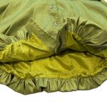 Frank Lyman Design Celery Green Bubble Hem Puff Sleeve Button Down Belted Dress Size 6 Photo 11