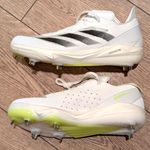 Adidas 🆕 Womens 10.5 Adizero Instinct+ White Black Softball Cleats Shoes NWT Photo 0