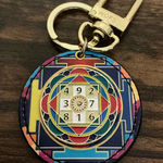 Rare HTF Fang Sui Wofs Bright Good Luck Colorful Metal Keychains Keyring Fob Pink Photo 0